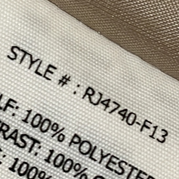 EUC RYU Anthropologie Women’s Retro style tan coat cream lace overlay. Size LG - Picture 12 of 12